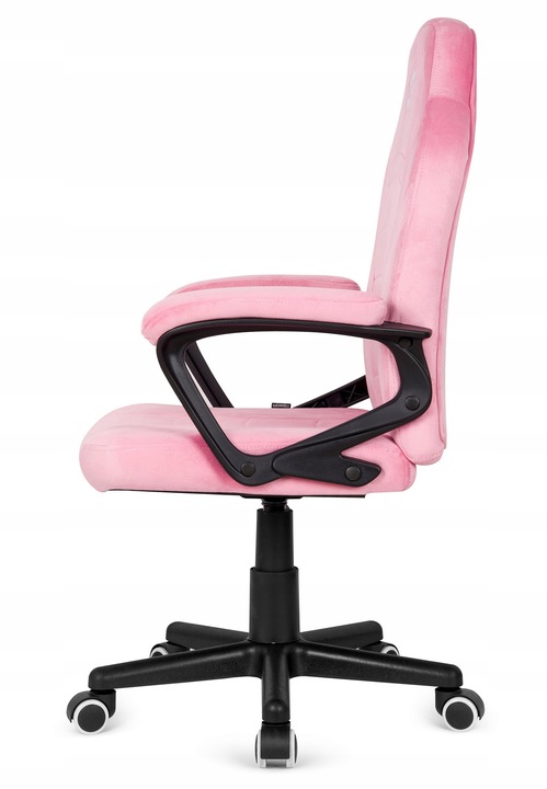 Fotel obrotowy gamingowy biurowy MARIO krzesło do biurka dziewczynki różowy