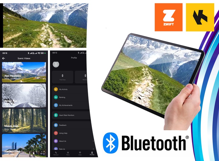 Orbi-trek TRENAŻER eliptyczny KONAX ELEKTROMAGNETYCZNY APLIKACJE do 150KG