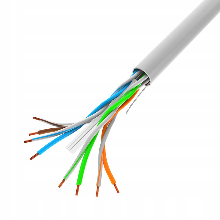 KABEL PRZEWÓD SIECIOWY LAN SKRĘTKA RJ45 UTP KAT.6 CAT.6 305M LANBERG