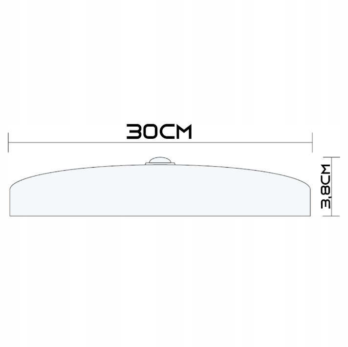 Plafon LED lampa sufitowa panel czujnik ruchu i zmierzchu 18W natynkowy