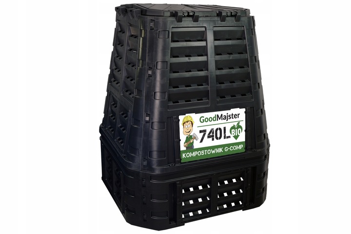 KOMPOSTOWNIK MODUŁOWY 740L CZARNY G-COMP POLSKI