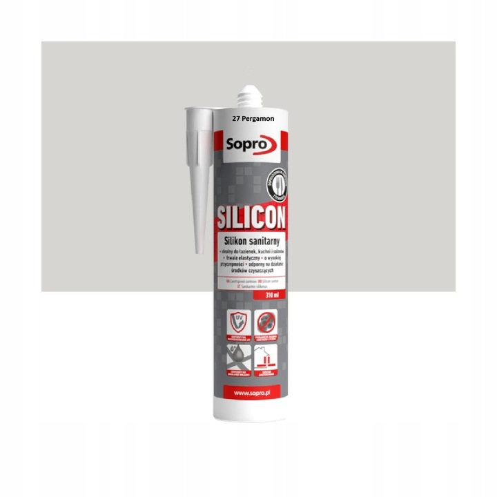 Silikon Sanitarny Sopro 27 Pergamon 310 ml
