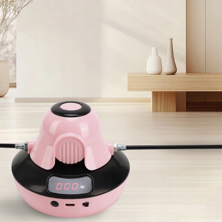 SKAKANKA INTELIGENTNA AUTOMATYCZNA DLA DZIECKO Z LED LICZNIK + PILOT RÓŻOWY