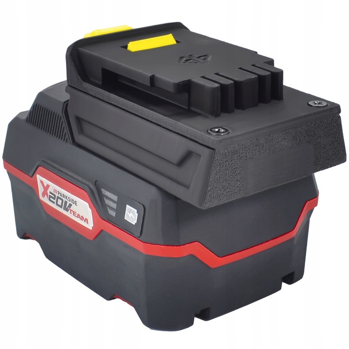 ADAPTER PRZEJŚCIÓWKA Z BATERI PARKSIDE X20V NA NARZĘDZIA DEWALT XR 18V
