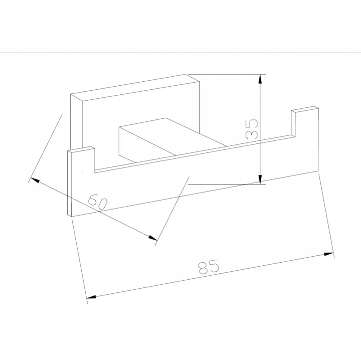 MEXEN ARNO WIESZAK HACZYK NA RĘCZNIKI CHROM