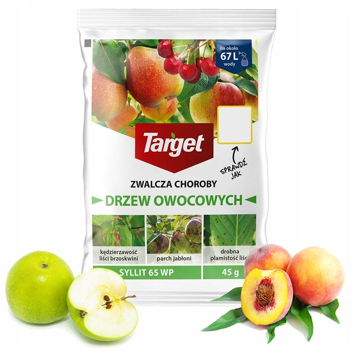 ZESTAW MIEDZIAN 50WP 100G + SYLLIT 65WP 45G CHOROBY OWOCÓW DRZEW