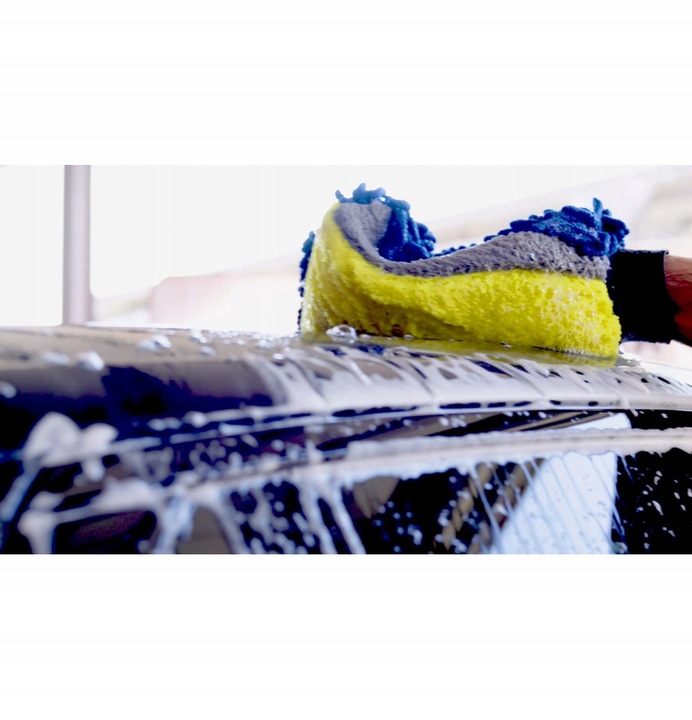 Rękawica do mycia samochodu z mikrofibry Dwustronna DOUBLE FACE Mafra