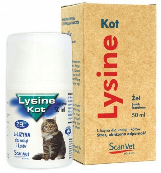 ScanVet Lysine Kot Żel 50 ml