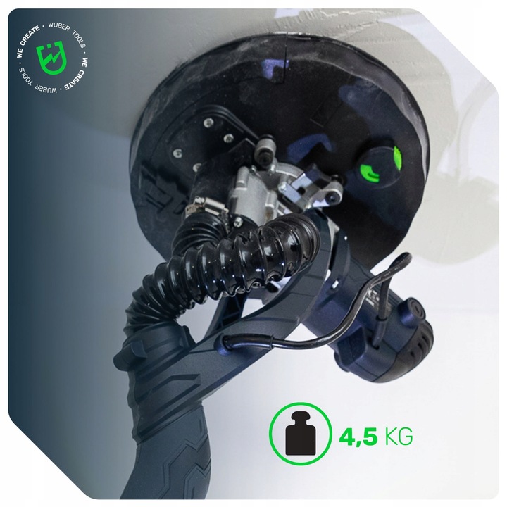 SZLIFIERKA ŻYRAFA DO GIPSU GŁADZI TYNKU LED DWIE GŁOWICE PAPIER X24