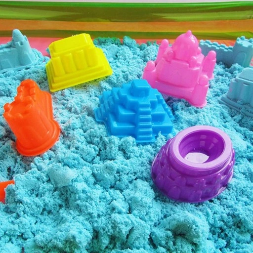 PIASEK KINETYCZNY 3kg +BASEN FOREMKI ŁOPATKA PATYCZKI PIASKOWNICA ZESTAW XL