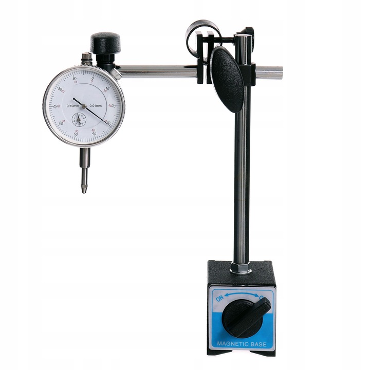 CZUJNIK ZEGAROWY STATYW MAGNETYCZNY 0-10MM+WALIZKA