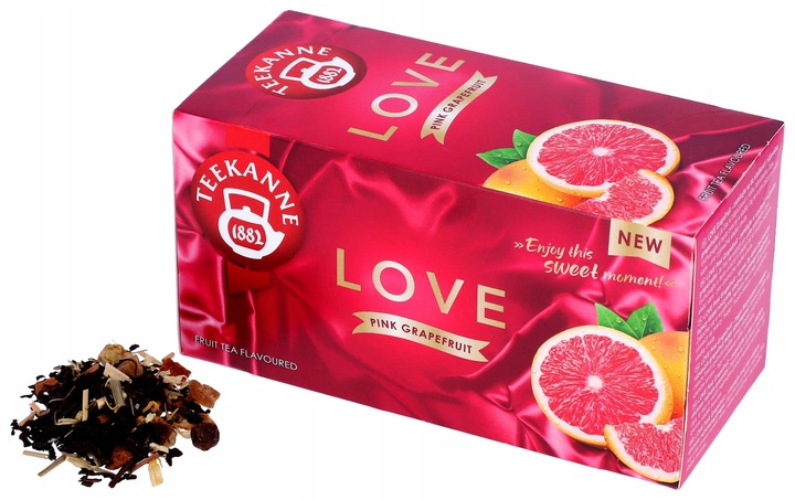 Herbata owocowa w torebkach Teekanne Love grejpfrut 20szt x9