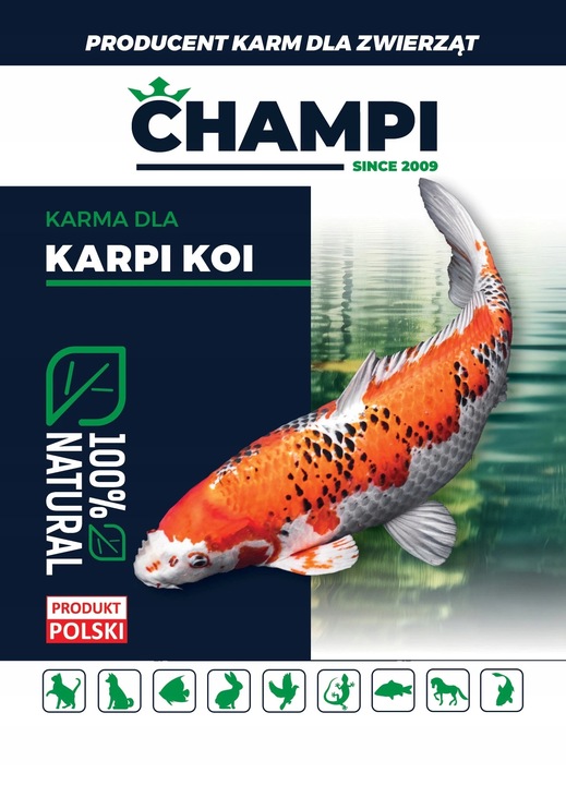 10L KULKA pływająca karma pasza pokarm dla ryb koi stawowych oczko