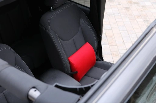 PODUSZKA LĘDŹWIOWA PÓŁWAŁEK POD KRĘGOSŁUP MEMORY