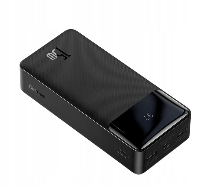 OGROMNY POWERBANK BASEUS 30000MAH 15W PD 3x USB USB-C BEZPIECZNY CE ROHS