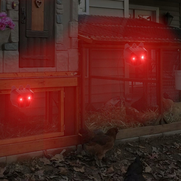 ODSTRASZACZ zwierząt PSÓW KOTÓW SAREN PTAKÓW DZIKÓW MYSZY 7w1 SILNE