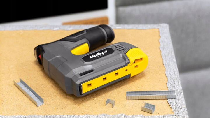 Zszywacz akumulatorowy gwoździarka 1,5Ah Rebel