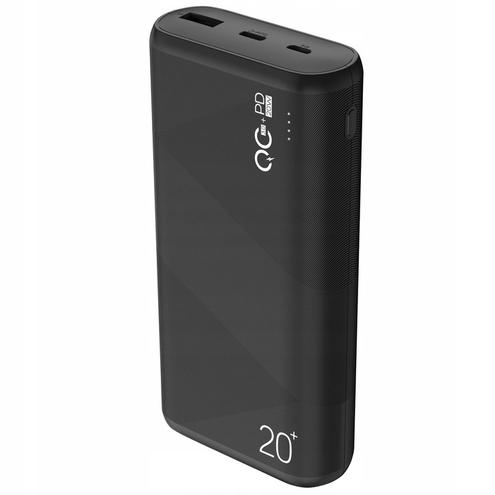 POWER BANK 20000mAh USB-C PD 20W QC 3.0
