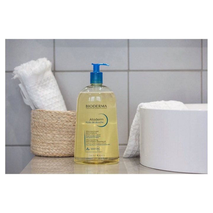 Bioderma Atoderm Huile Olejek nawilżający do kąpieli i pod prysznic 1000 ml