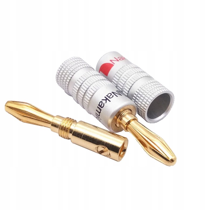 WTYK GŁOŚNIKOWY BANAN BANANOWY DO GŁOŚNIKÓW NAKAMICHI A02 TYP SPRĘŻYNA