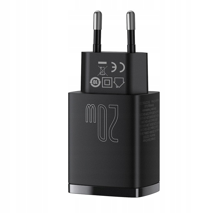 BASEUS SZYBKA ŁADOWARKA DO TELEFONU ZASILACZ USB USB-C TYP-C 20W PD QC 3.0