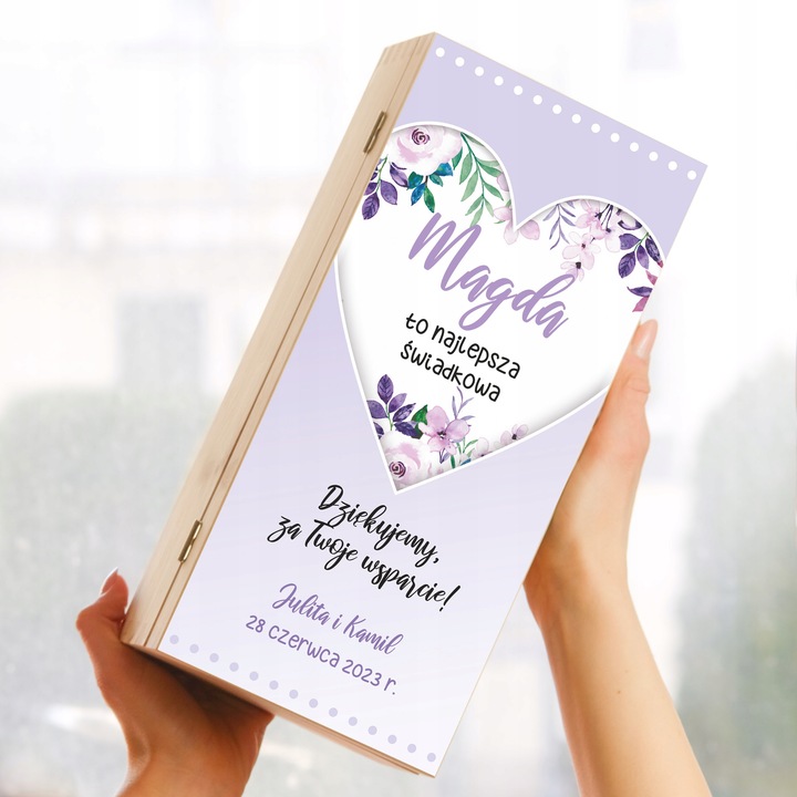 PODZIĘKOWANIE DLA ŚWIADKA ŚWIADKOWEJ SKRZYNKA