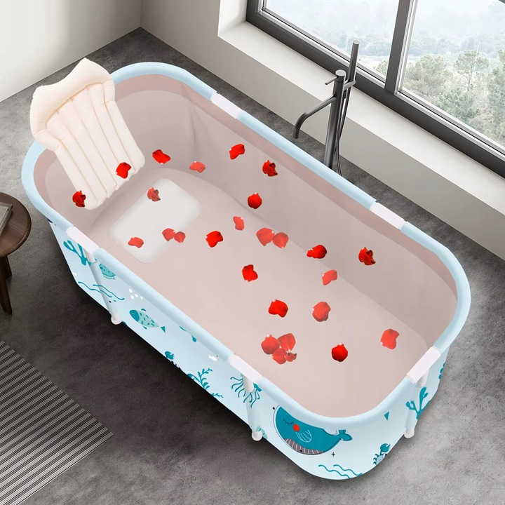 Wanna składana przenośna dla rodziny dorosłych głęboka SPA PCV duża DO