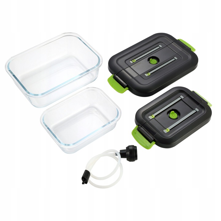 Szklane pojemniki próżniowe na żywność 1,5L 0,65L do zgrzewarki