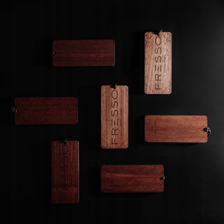 FRESSO Gentleman Drewniana Zawieszka Zapachowa Do Samochodu Auta Dla Faceta