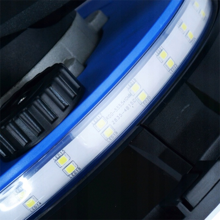 Szlifierka do Gipsu Gładzi Tynków Tynku Ścian Sufitów LED 360° + 6x