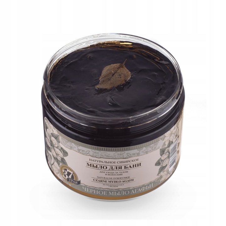 BABUSZKA AGAFIA MYDŁO SYBERYJSKIE CZARNE 500 ml
