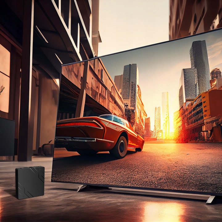 SMART TV BOX 3D ANDROID 13 WIFI BLUETOOTH ODTWARZACZ 4K + PILOT KABEL