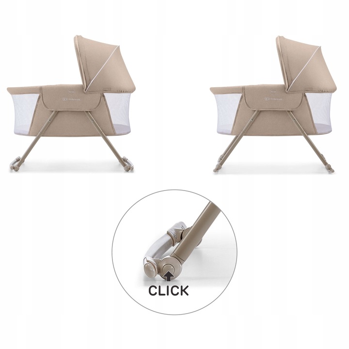 Łóżeczko dla dziecka kołyska bujak 3w1 kompaktowe Lovi Kinderkraft