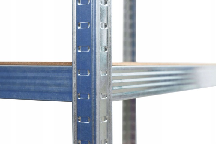 REGAŁ MAGAZYNOWY GARAŻOWY METALOWY WARSZTATOWY OCYNK 2W1 MDF 150cm