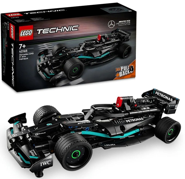 LEGO TECHNIC Mercedes-AMG F1 W14 E Performance PullBack 42165 Torba+Katalog