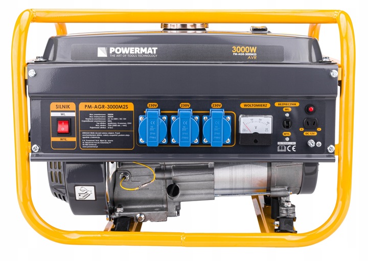 Agregat PRĄDOTWÓRCZY Generator 3000W 230V 12V AVR