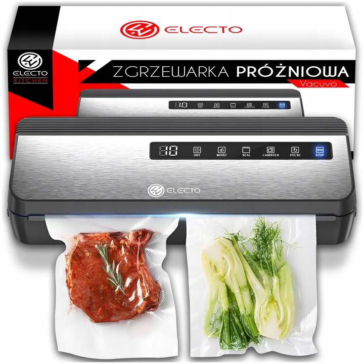 ZGRZEWARKA PRÓŻNIOWA PAKOWARKA DO ŻYWNOŚCI AUTOMATYCZNA ROCZNY ZAPAS