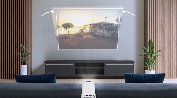 Bezprzewodowy Rzutnik KVTS01 projektor miracast 4k bateria w zestawie Etui