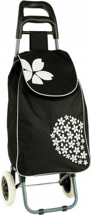 WÓZEK NA ZAKUPY TORBA ZAKUPOWA NA KOŁACH WÓZEK STELAŻ + TORBA BAGIA WÓZKI