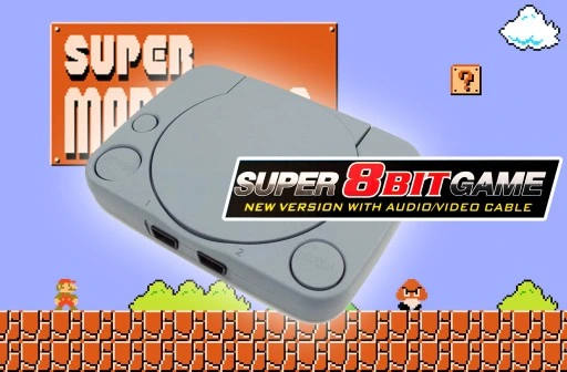 KONSOLA DO GIER 8-BITOWA KLASYCZNA TELEWIZYJNA TV W STYLU RETRO SUPER GAME