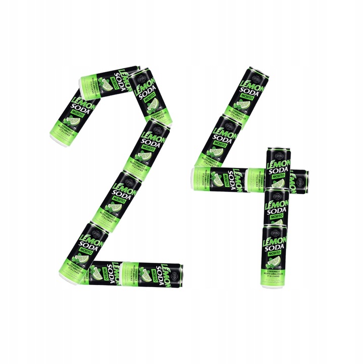 Lemon Soda w puszce Fonti di Crodo włoska cytrynowa lemoniada kwaśna