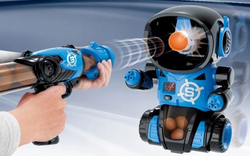 ROBOT CEL do STRZELANIA GRA 2 PISTOLETY NA KULKI