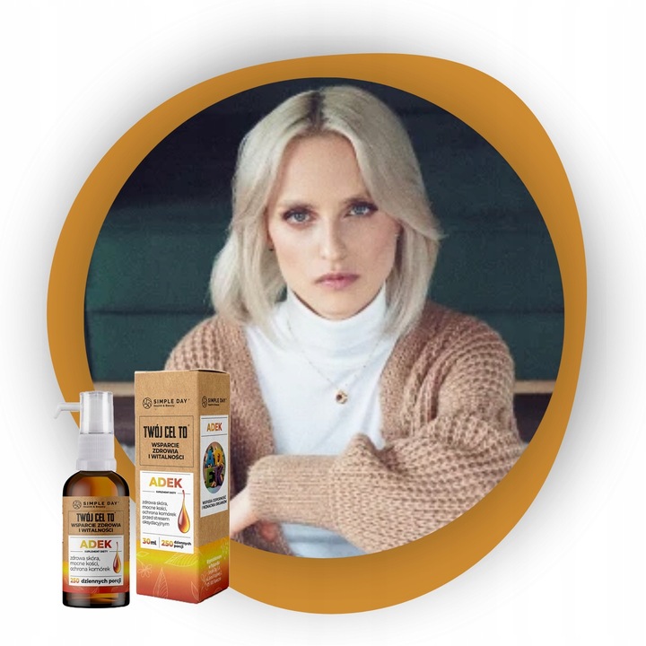 ADEK WITAMINA KROPLE A + D3 + E + K2 MK-7 | 250 PORCJI DZIENNYCH