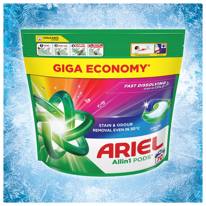 Ariel All-in-1 PODS Kapsułki do prania 2x70sztuk