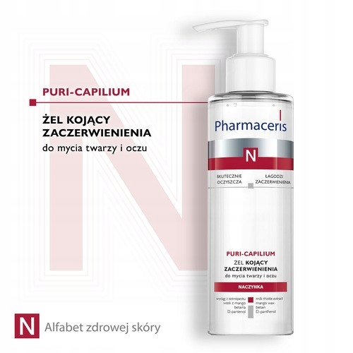Pharmaceris N Puri-Capilium, żel na zaczerwienienia twarzy i oczu, 190 ml