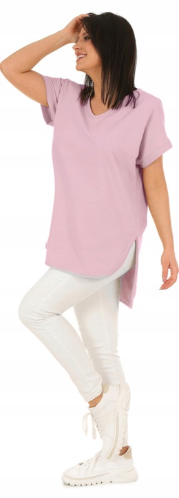 Moda Fresca F625 Oversizowa asymetryczna TUNIKA