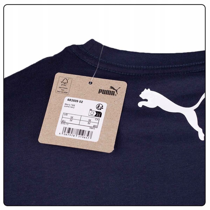 KOSZULKA MĘSKA TSHIRT KRÓTKI RĘKAW BAWEŁNA ELASTAN PUMA ROZMIAR L