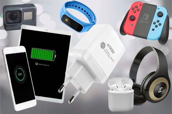 UNIWERSALNA ŁADOWARKA DO WSZYSTKICH URZĄDZEŃ USB C