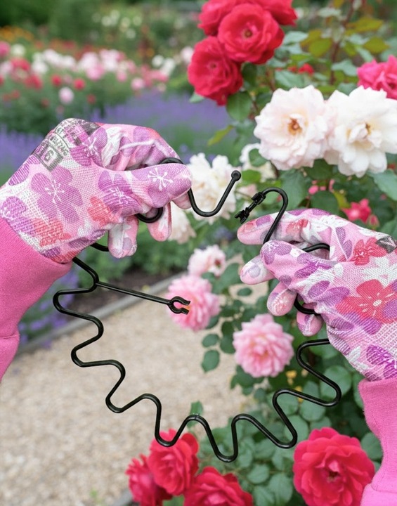 OBEJMA DO ROŚLIN UCHWYT 8 MM PODPORA ZIELONA HORTENSJE PIWONIE