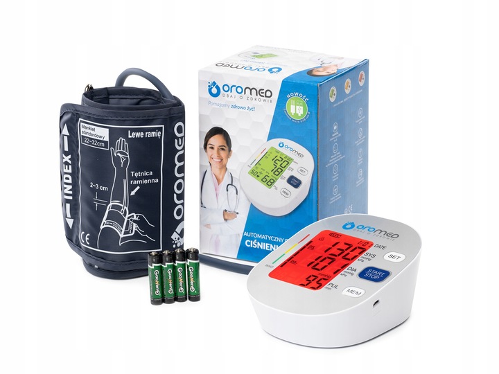 CIŚNIENIOMIERZ NARAMIENNY ELEKTRONICZNY USB ARYTMIA PODŚWIETLANY LCD JAKOŚĆ